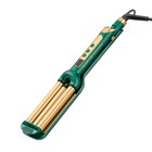 Стайлер Galaxy LINE GL 4648, 80 Вт, керамическое покрытие, d=16 мм, до 230°C, зелёный - Фото 2