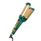 Стайлер Galaxy LINE GL 4648, 80 Вт, керамическое покрытие, d=16 мм, до 230°C, зелёный - Фото 3