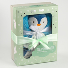 Подарочный набор «Пингвин»: комфортер 27 см + плед 71×125 см - Фото 2