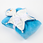 Подарочный набор «Пингвин»: комфортер 27 см + плед 71×125 см - Фото 5