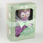 Подарочный набор «Сова»: комфортер 27 см + плед 71×125 см - Фото 2