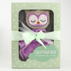 Подарочный набор «Сова»: комфортер 27 см + плед 71×125 см - Фото 3