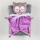 Подарочный набор «Сова»: комфортер 27 см + плед 71×125 см - Фото 4