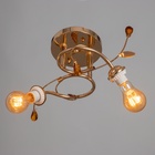 Люстра "Бони" БП 2х40Вт Е27 Золото МОДЕЛЬ:2638718 - фото 26423545