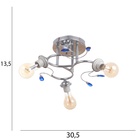 Люстра "Адайн" бп 3х40Вт Е27 Хром МОДЕЛЬ: 2612371 - фото 26423571
