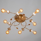 Люстра «Бриана», БП, 8×40 Вт Е27, золото, МОДЕЛЬ: 2800087 - фото 26423620