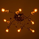 Люстра «Бриана», БП, 8×40 Вт Е27, золото, МОДЕЛЬ: 2800087 - фото 26423621