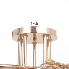 Люстра «Жаннета», БП, 5×40 Вт Е27, золото, МОДЕЛЬ: 2800064 10662011