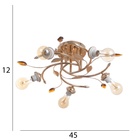 Люстра "Адель" бп 5х40Вт Е27 Золото МОДЕЛЬ: 2612361 - фото 26423646