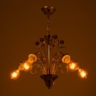 Люстра "Глори" бп 5х40Вт Е27 Золото МОДЕЛЬ: 2600545 - фото 26423717