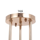 Люстра «Адель», БП, 3×40 Вт Е27, золото, МОДЕЛЬ: 2612361 - фото 26423728