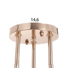 Люстра «Арьян», БП, 3×40 Вт Е27, золото, МОДЕЛЬ: 2800084 - фото 26423785