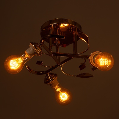 Люстра «Велма», БП, 3×40 Вт Е27, золото, МОДЕЛЬ: 2600549