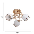 Люстра "Велма" 3х40Вт Е27 Золото МОДЕЛЬ: 2600549 - фото 26423810