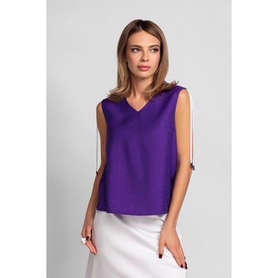 Блузка женская, размер 42, цвет фиолетовый