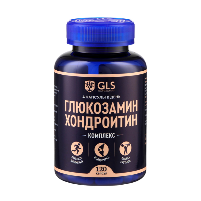 

Глюкозамин Хондроитин GLS, 120 капсул по 400 мг