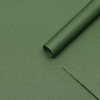 Бумага упаковочная крафт «Изумрудный»,50×70 см
