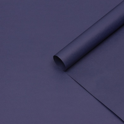 Бумага упаковочная крафт "Синий",50 х 70 см