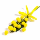 Декоративная веточка «Мимозы с лентой», 20×8×2.5 см - Фото 3