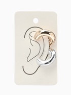 Серьги каффы «Кольца», 2 шт. цвет серебряно-золотой - Фото 4