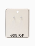 Серьги пластик «Капля», крупная, цвет серебро - Фото 5