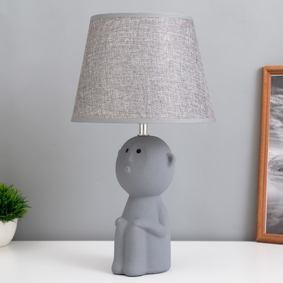 Лампа настольная «Инк» 1×40 Вт Е14 серый 22×22×39 см