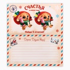 Письмо Деду Морозу, с наклейками, раскраски 3 листа «Почта Счастья» - Фото 2