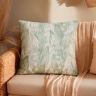 Наволочка декоративная «Этель. Ландыш», 43×43 см, зелёная - Фото 2