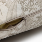 Чехол на подушку «Этель. Листва», 43×43 см, бежевый - Фото 5