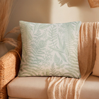 Чехол на подушку «Этель. Листва», 43×43 см, зелёный - Фото 1