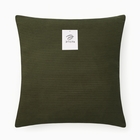 Наволочка декоративная «Этель», 43×43 см, велюр, зелёная - Фото 6