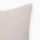 Наволочка декоративная «Этель», 43×43 см, велюр, бежевая - Фото 3