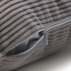 Наволочка декоративная «Этель», 43×43 см, велюр, серая - Фото 5