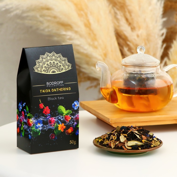 Чай чёрный TAIGA GATHERING, 50 г - Фото 1