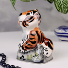 Сувенир "Тигр Шерхан», гжель, цветной - Фото 2