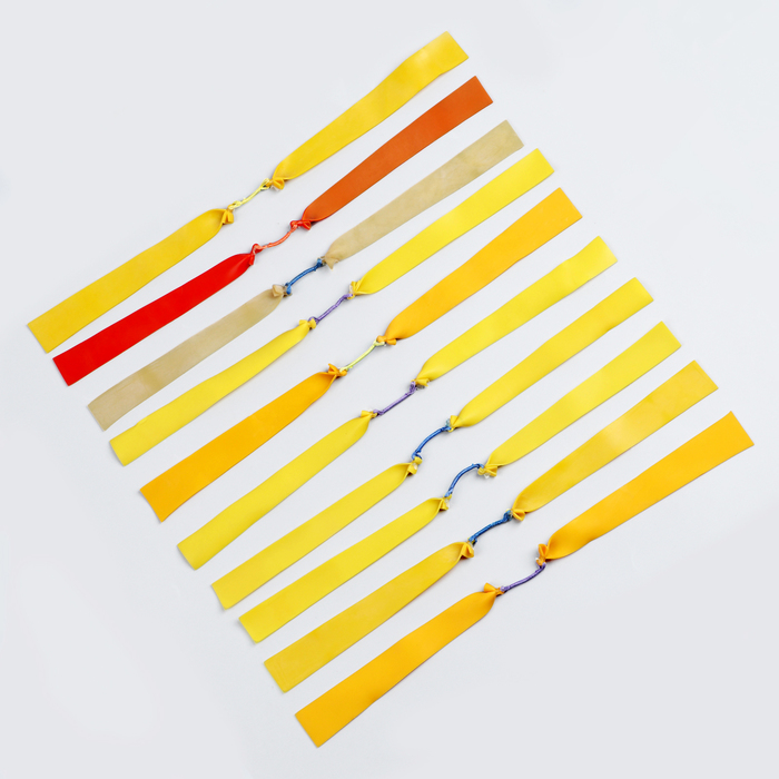 Жгут для рогатки, набор 10 шт., 30 см, для стрел, ленточный, плоский - Фото 1