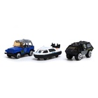 Набор металлических машин «Полиция», 3 штуки, МИКС, уценка 10712797