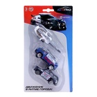 Набор металлических машин «Полиция», 3 штуки, МИКС, уценка 10712797