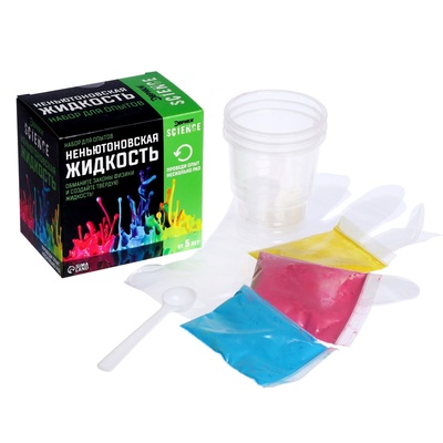 УЦЕНКА Набор для опытов «Неньютоновская жидкость»