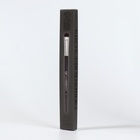 Кисть для макияжа глаз PREMIUM, натуральный ворс, 16.5 см, чёрная - Фото 3