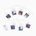 Гирлянда светодиодная с прищепками новогодняя «Новый год: С новым годом», 1,5 м, модель SP-007 - Фото 2