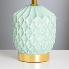 Лампа настольная «Бернарда» 1×40 Вт Е14 зеленый 15×15×30 см - Фото 4