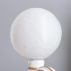 Лампа настольная «Космонавт с луной» 1×40 Вт Е14 белый/золото 12.5×12.5×33 см - Фото 6