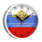 Часы настенные интерьерные "МВД РФ", d-20 см, бесшумные 10636594 - фото 13820810