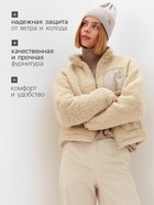 Куртка женская демисезонная MINAKU, молочная, размер 42 - Фото 2