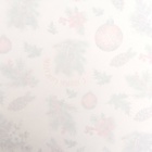 Бумага упаковочная новогодняя «Шишки», глянец, 80 г/м², 70×100 см - Фото 4