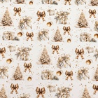 Бумага упаковочная новогодняя «Снежная ёлка», глянец, 80 г/м², 50×70 см - Фото 3