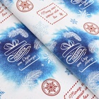 Бумага упаковочная новогодняя «Тому, кто хорошо себя вел», глянцевая, 80 г/м², 50×70 см - Фото 2