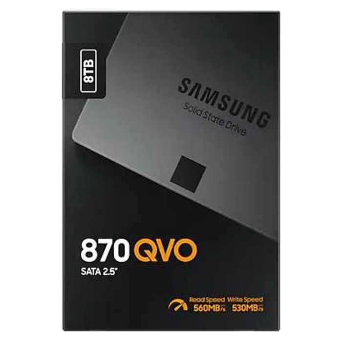 Накопитель SSD Samsung SATA-III 8TB MZ-77Q8T0BW 870 QVO 2.5" - фото 51621827