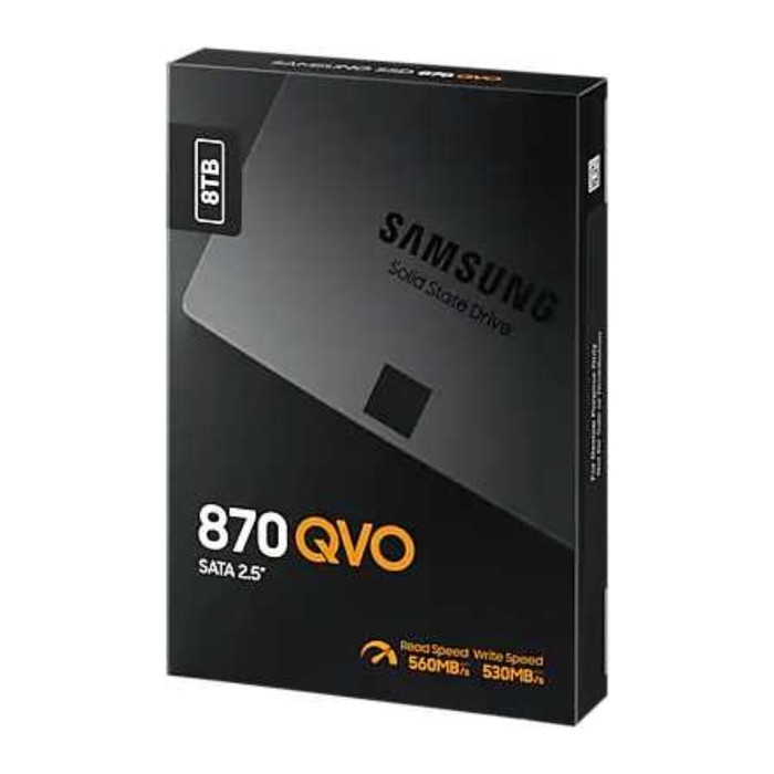 Накопитель SSD Samsung SATA-III 8TB MZ-77Q8T0BW 870 QVO 2.5" - фото 51621829